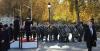 A group of Czech war veterans during the procession in London on Remembrance Sunday, receiving a salute from HRH Anne, Princess Royal 