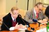 Václav Havel a Karel Schwarzenberg na konferenci Volby v Barmě a evropská pozice
