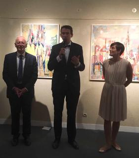 Ambassadeur Petr Drulák avec M. le maire de la ville d´Antony.