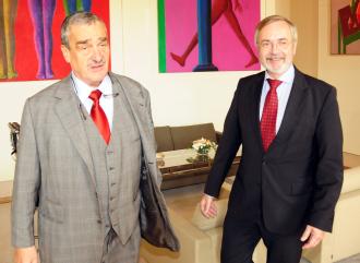 Karel Schwarzenberg a Werner Hoyer