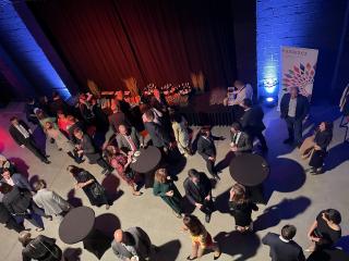 Czech wines and beers were offered during the reception following the concert
