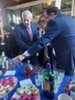 Návštěva českého stánku ministrem ZV Chile / Visita del stand checo por el Canciller de Chile