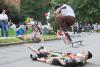 Skateboarders from the DC Wheels performing at the Czech Embassy's Olympic Village - photo by Mary Fetzko