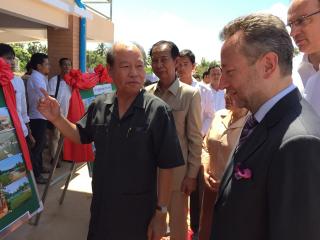 Ambassador V. Grepl and Minister Mam Bunheng