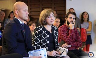 Vzpomínková akce se čtením textů Václava Havla na Velvyslanectví České republiky v Tbilisi