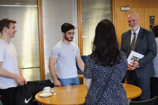 Ambassador Vošalík with students