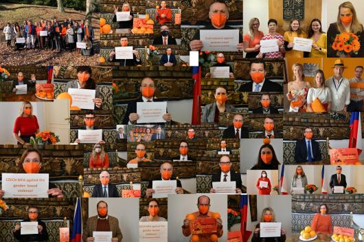 MZV se připojilo ke kampani Orange the World proti genderově podmíněnému násilí