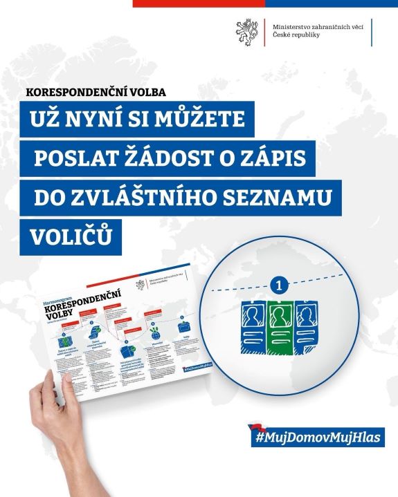 Už nyní můžete podat žádost o zápis do zvláštního seznamu voličů!