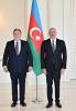 President Ilham Aliyev with Ambassador Milan Sedláček