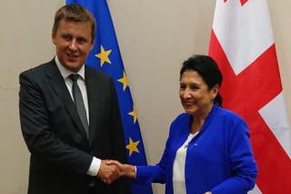 Ministr zahraničí Petříček se v Gruzii setkal s nejvyššími představiteli země 