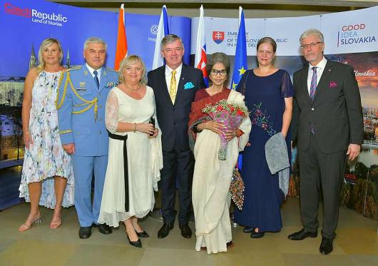 Tara Gandhi at the Czech and Slovak Reception
