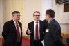 Ministr Lubomír Zaorálek a náměstek ministra zahraničí Martin Tlapa na konferenci Český národní zájem