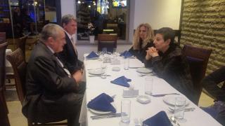 discussion with H.E. Mrs. Hannan Ashrawi 