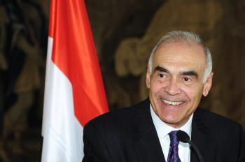 MInistr zahraničí Egypta Muhammad Kámil Amr
