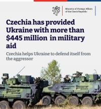 Czechia sends hundreds of heavy military systems worth tens of billions to Ukraine during the first year of Russian invasion