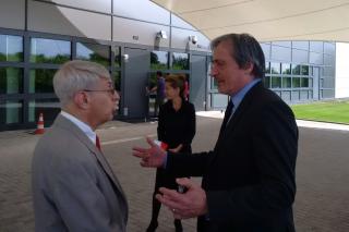 Minister Stropnický visited the Prague Headquarters of Radio Free Europe.