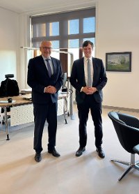 Besuch des Bildungsministers M. Bek in Dresden