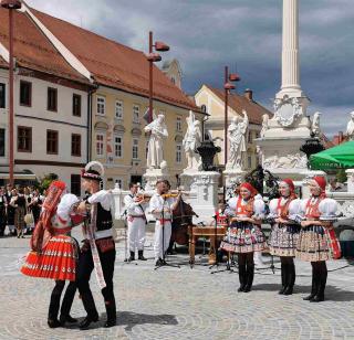 Český folkový soubor Kyjov vystoupil 1. 7. 2021 v Mariboru