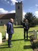 Interview with Czech Radio editor Jaromír Marek at Honington All Saints Cemetery