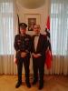 Military attaché Brigadier General ing. L. Štefánik with the Ambassador J. Knot
