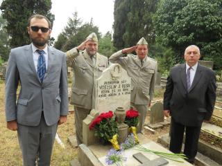 Czech Representatives at the grave
