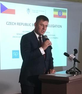 c ministr Petříček zahajuje obchodní fórum Addis Ababa 2019_11_13