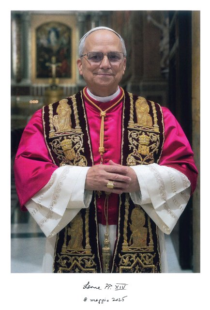 oficiální portrét papeže Lva XIV.