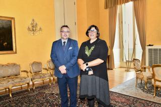 Deputy Minister Tlapa received the Ambassador of the State of Israel.