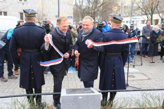 Velvyslanec Jakub Dürr a náměstek primátora Varšavy Tomasz Bratek 