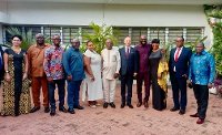Meeting with members of parliament from the Association of Ghanaian-Czech friendship