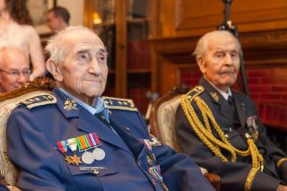 Major General Ivan Otto Schwarz and General Miroslav Liškutín 