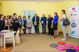 A new integrated class for children with autism spectrum opened in the kindergarten No. 7 in Telavi