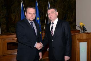    Lubomír Zaorálek a Marian Jurečka    