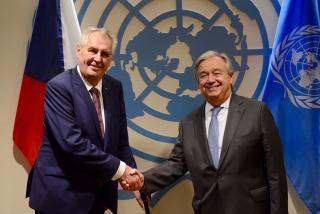 Prezident Zeman a GT OSN Guterres
