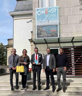 L’inauguration de l’exposition CinÉast