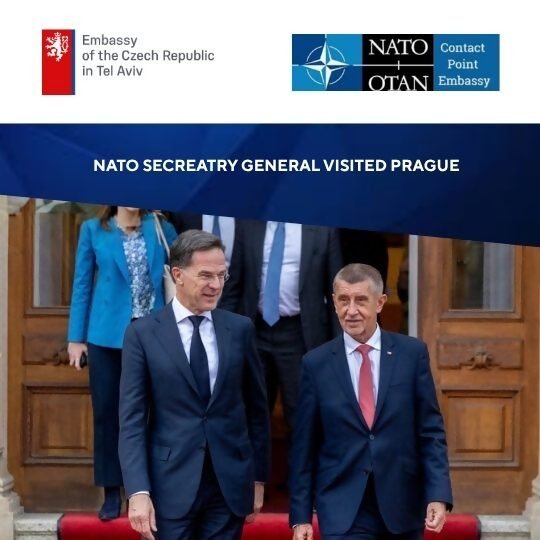 NATO Secretary General visited Prague