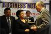 Ministr Karel Schwarzenberg na podnikatelském fóru v hotelu Dusit Thani v Manile
