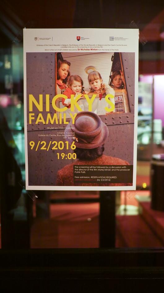 Belgická premiéra filmu Nickyho rodina