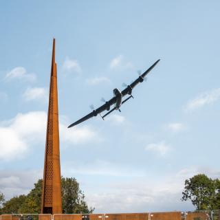 The military memorial in Lincoln