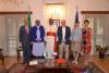 Deputy Minister of Foreign Affaires Mr. Tomas Kryl and H.E. Cardinal John Onaiyekan