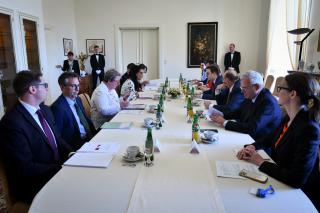 Minister Jan Lipavský held talks with the Liechtenstein Foreign Minister on Ukraine and the EU Council 