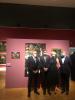 Director of the Prague Castle Administration I. Velíšek, Director of the National Gallery in Ljubljana B. Jaki, President of Slovenia B. Pahor and Czech Ambassador in Ljubljana J. Chmiel at the exhibition Masterpieces of the Prague Castle 