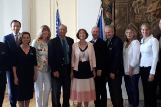 Setkání se zástupci organizace American Friends of the Czech Republic