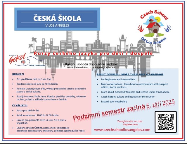Czech School Los Angeles.