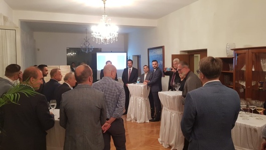 Prezentace a koktejl na ZÚ ČR v Tiraně