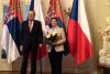 Predsednik Zeman sa premijerkom Brnabić