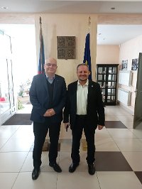 Pracovní schůzka na Velvyslanectví České republiky v Minsku
