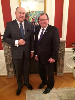 Ambassadeur Kubernát et Ministre Etgen 