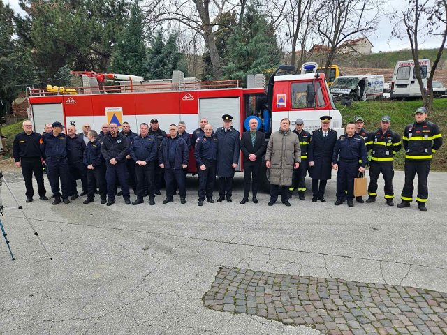 Donated Fire Truck in Kočani