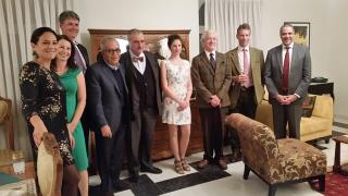 A dinner given by Mr. R. Rubeš at the honour of Mr. Schwarzenberg.  